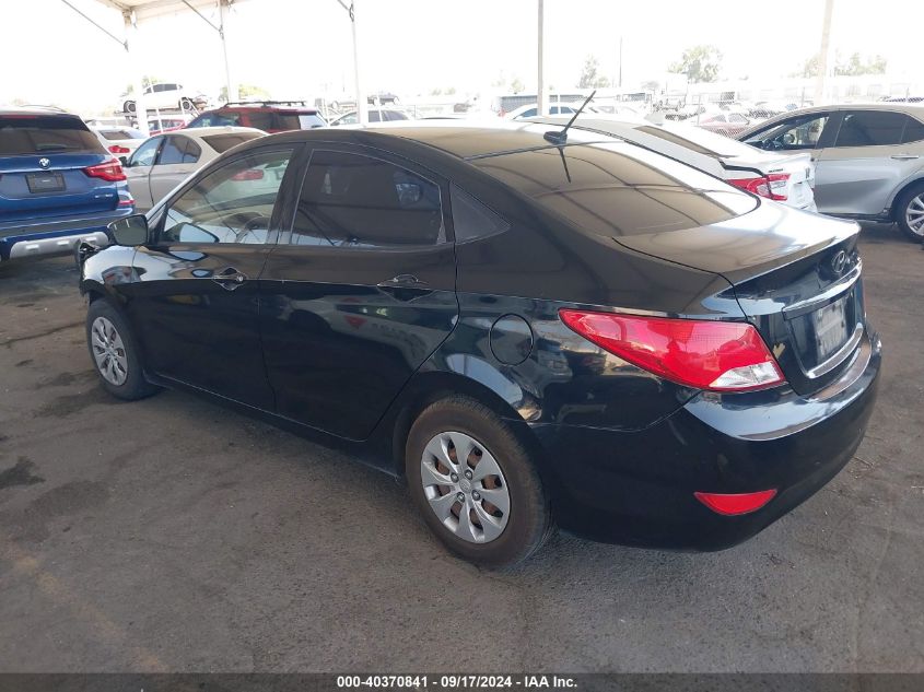 VIN KMHCT4AE7GU101928 2016 Hyundai Accent, SE no.3