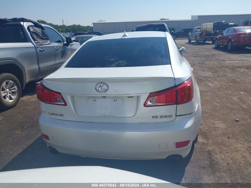 2010 Lexus Is 250 VIN: JTHBF5C29A5116057 Lot: 40370842