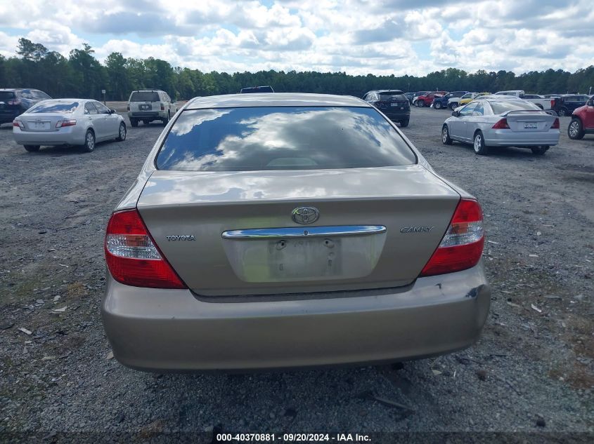 2003 Toyota Camry Le VIN: 4T1BE32K53U246724 Lot: 40370881