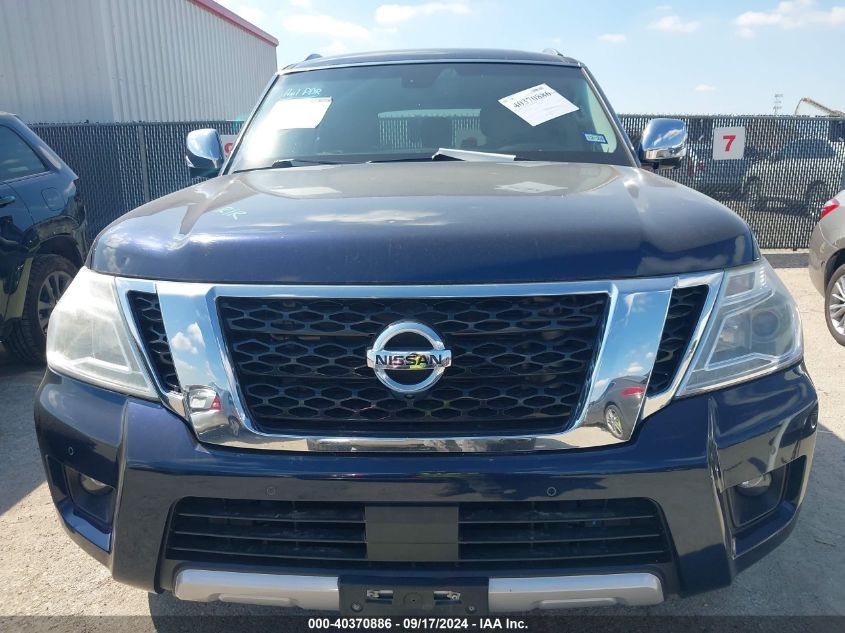 2017 Nissan Armada Platinum VIN: JN8AY2ND3H9005001 Lot: 40370886