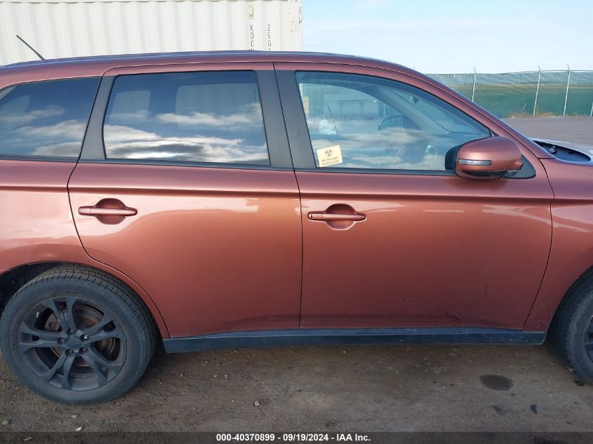 2014 Mitsubishi Outlander Se VIN: JA4AD3A30EZ020135 Lot: 40370899