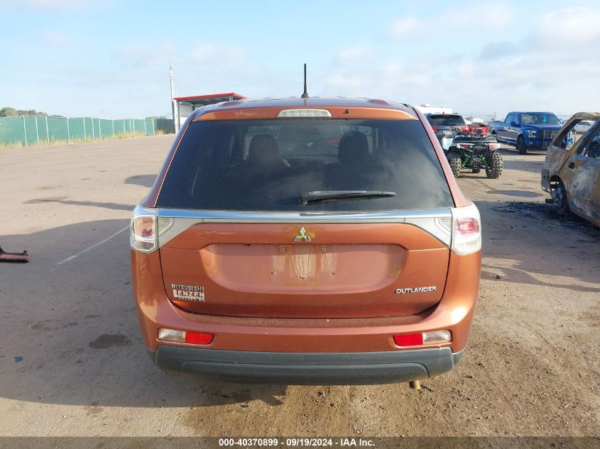 2014 Mitsubishi Outlander Se VIN: JA4AD3A30EZ020135 Lot: 40370899