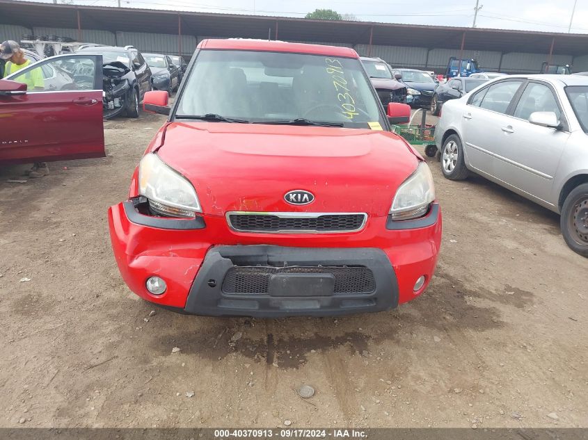 2011 Kia Soul + VIN: KNDJT2A26B7312048 Lot: 40370913