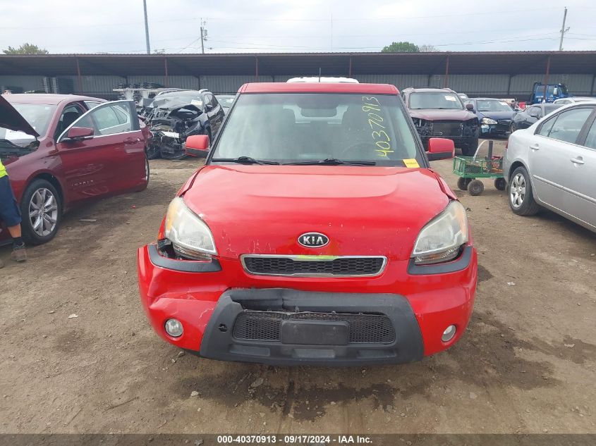 2011 Kia Soul + VIN: KNDJT2A26B7312048 Lot: 40370913