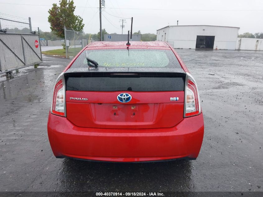 2014 Toyota Prius VIN: JTDKN3DU0E1751691 Lot: 40370914