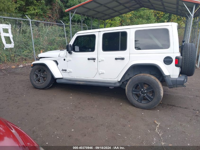 2021 Jeep Wrangler Unlimited Sahara Altitude 4X4 VIN: 1C4HJXEG3MW535924 Lot: 40370946