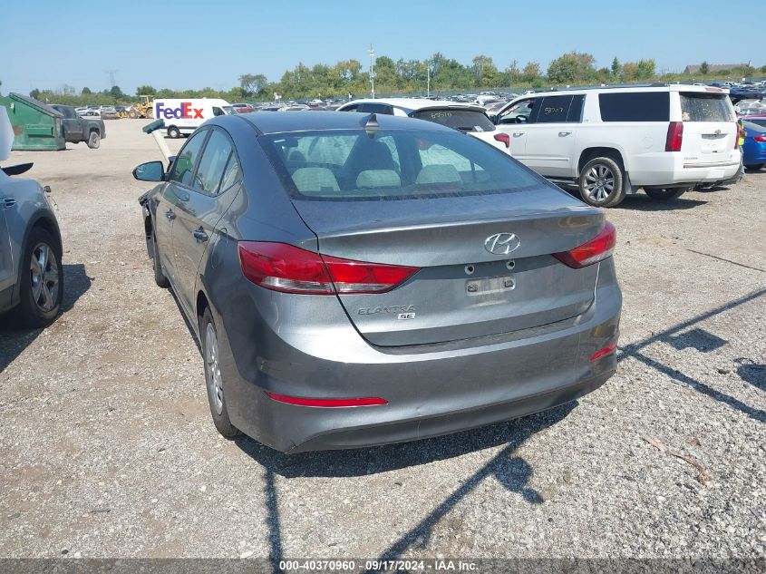 2017 Hyundai Elantra Se VIN: KMHD74LF2HU115946 Lot: 40370960