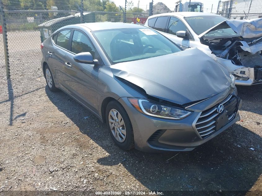 2017 Hyundai Elantra Se VIN: KMHD74LF2HU115946 Lot: 40370960