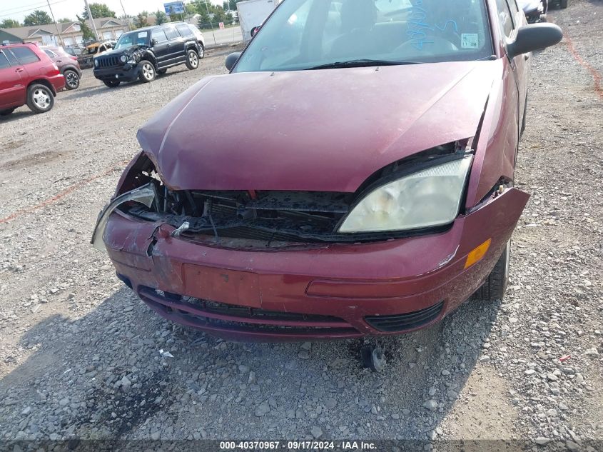 2006 Ford Focus Zx4 VIN: 1FAFP34N76W124307 Lot: 40370967