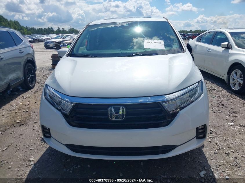 2021 Honda Odyssey Ex-L VIN: 5FNRL6H77MB012866 Lot: 40370996