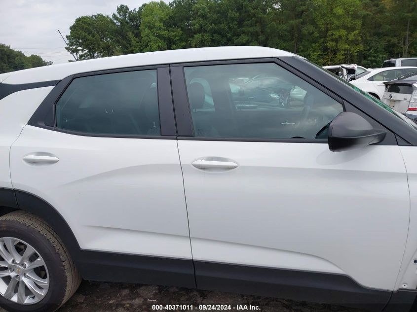 2023 Chevrolet Trailblazer Fwd Ls VIN: KL79MMS29PB179717 Lot: 40371011