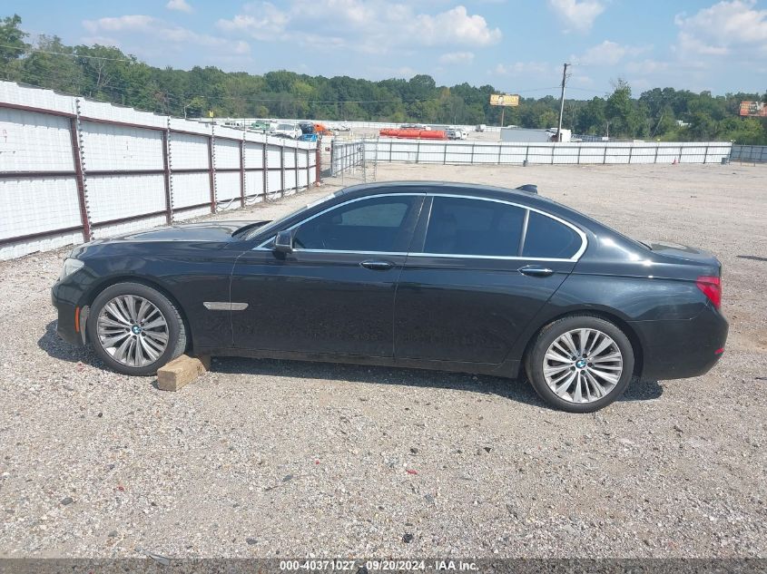 2015 BMW 740I VIN: WBAYA6C51FD827031 Lot: 40371027