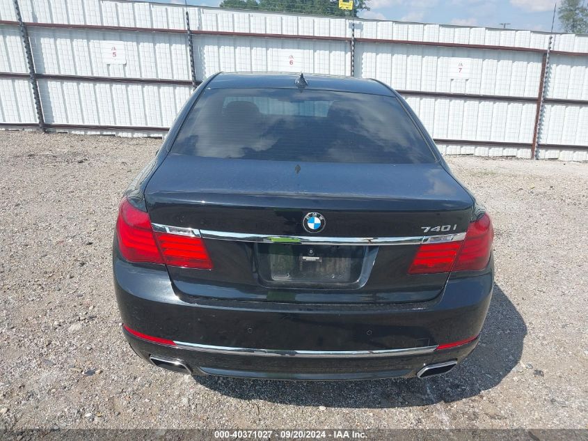 2015 BMW 740I VIN: WBAYA6C51FD827031 Lot: 40371027