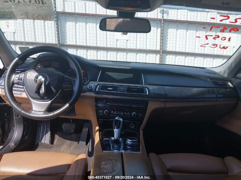 2015 BMW 740I VIN: WBAYA6C51FD827031 Lot: 40371027