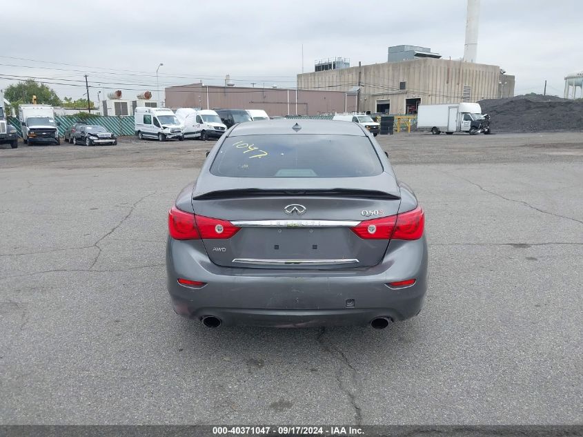 2014 Infiniti Q50 Premium VIN: JN1BV7AR2EM686867 Lot: 40371047