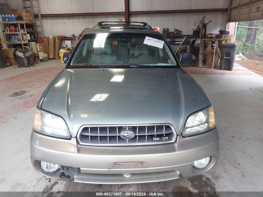 2004 Subaru Legacy Wagon Outback H6 3.0 Ll Bean VIN: 4S3BH806947608679 Lot: 40371087