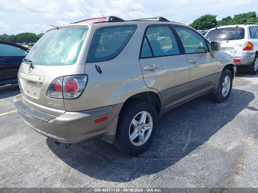 2001 Lexus Rx 300 VIN: JTJHF10U610218873 Lot: 40371130