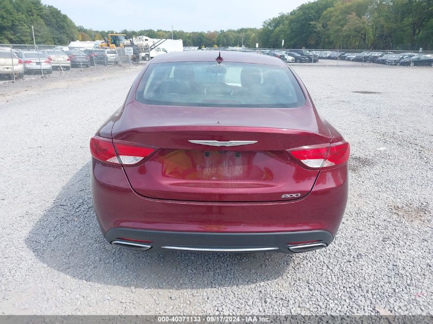 2017 Chrysler 200 Limited Platinum VIN: 1C3CCCAG4HN503051 Lot: 40371133