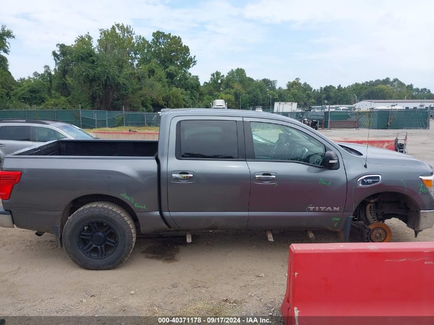 2017 Nissan Titan Sv VIN: 1N6AA1EJ4HN509691 Lot: 40371178