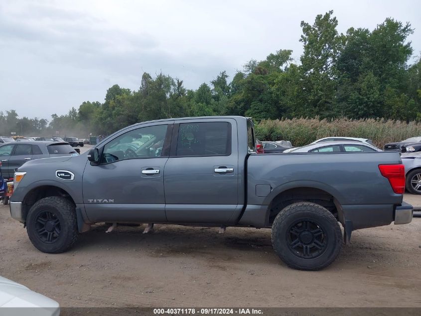 2017 Nissan Titan Sv VIN: 1N6AA1EJ4HN509691 Lot: 40371178