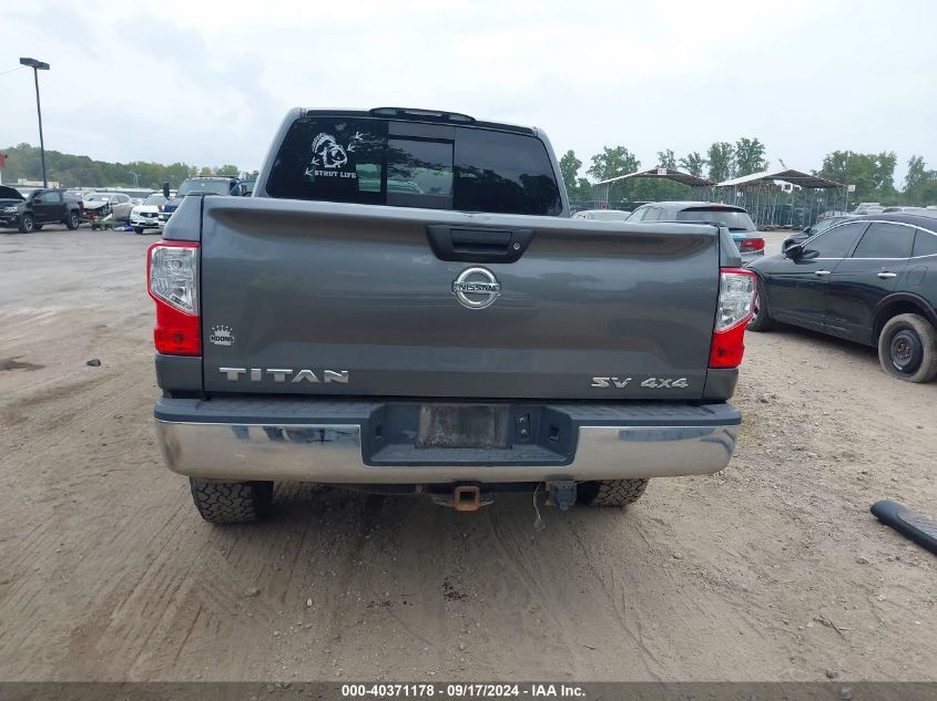 2017 Nissan Titan Sv VIN: 1N6AA1EJ4HN509691 Lot: 40371178