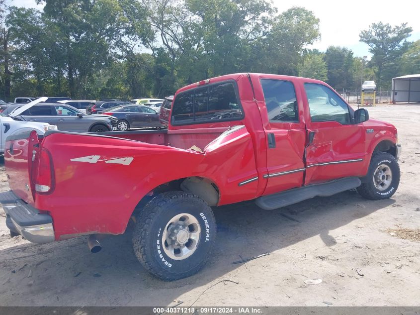 1999 Ford F-350 Lariat/Xl/Xlt VIN: 1FTSW31FXXEA17834 Lot: 40371218