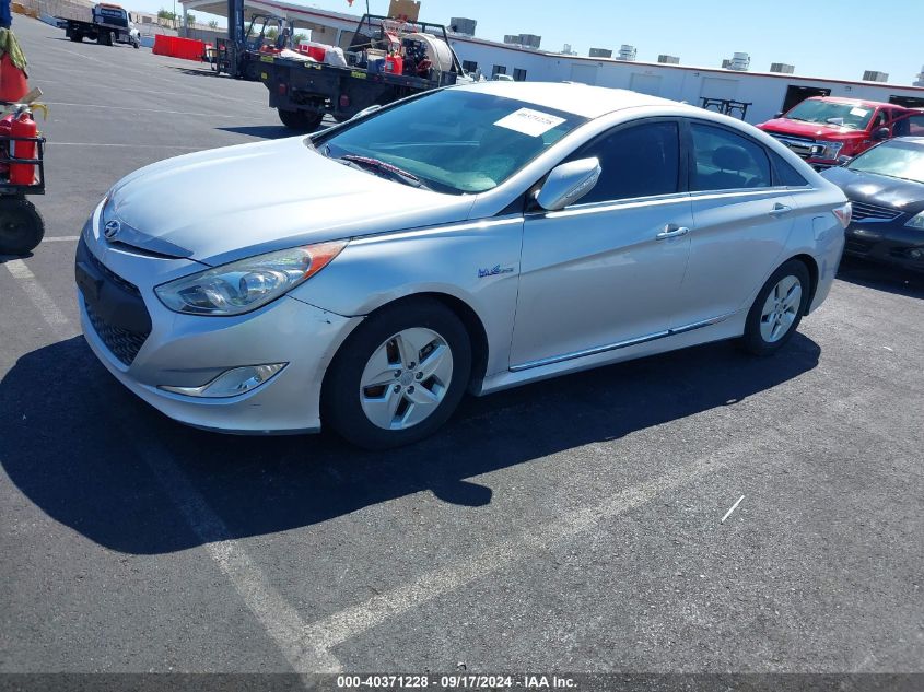 2012 Hyundai Sonata Hybrid VIN: KMHEC4A4XCA045592 Lot: 40371228