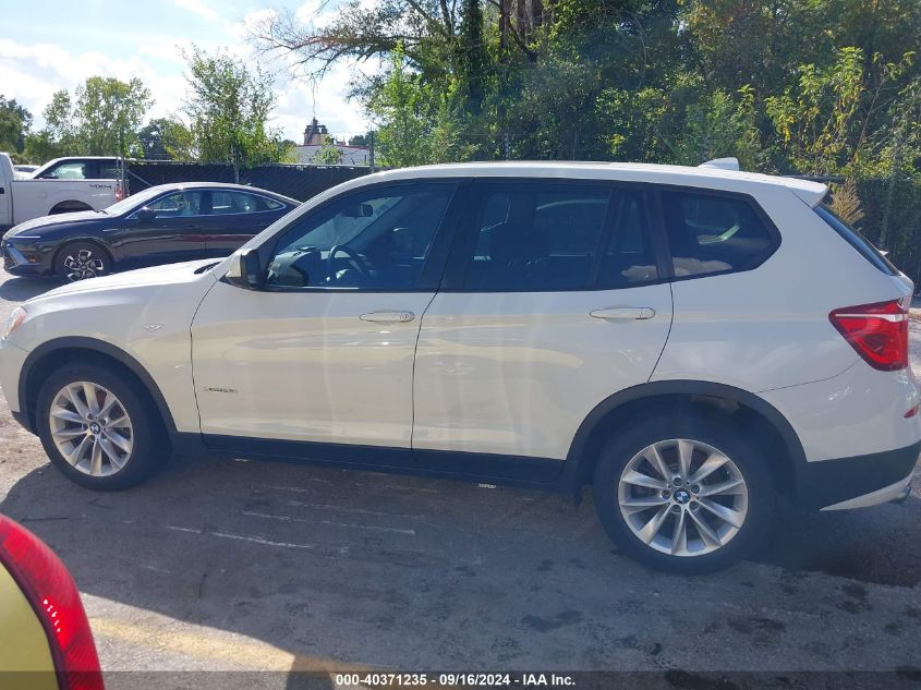 2013 BMW X3 xDrive28I VIN: 5UXWX9C55D0A11374 Lot: 40371235