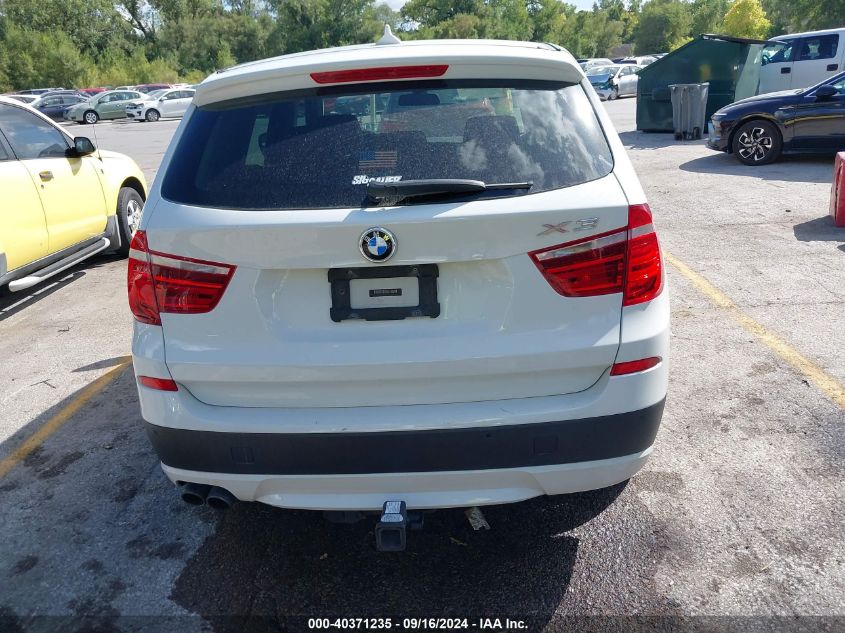 2013 BMW X3 xDrive28I VIN: 5UXWX9C55D0A11374 Lot: 40371235