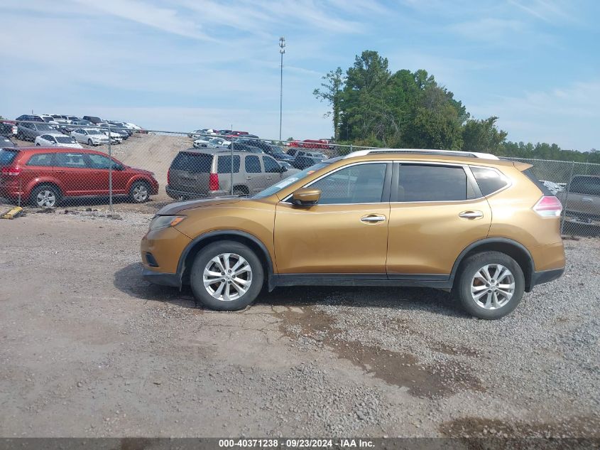 2015 Nissan Rogue Sv VIN: KNMAT2MT5FP503731 Lot: 40371238