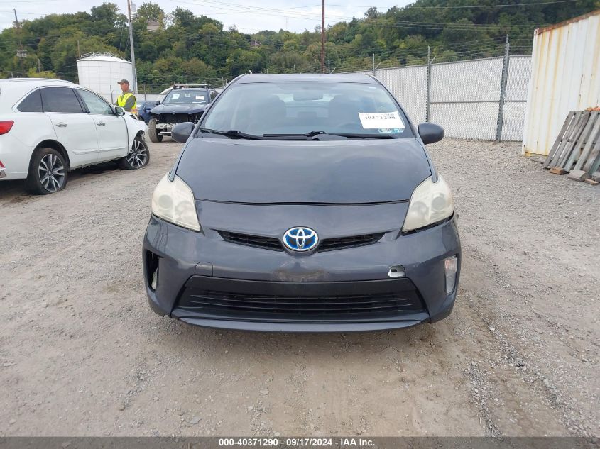 2012 Toyota Prius Two VIN: JTDKN3DUXC1585578 Lot: 40371290