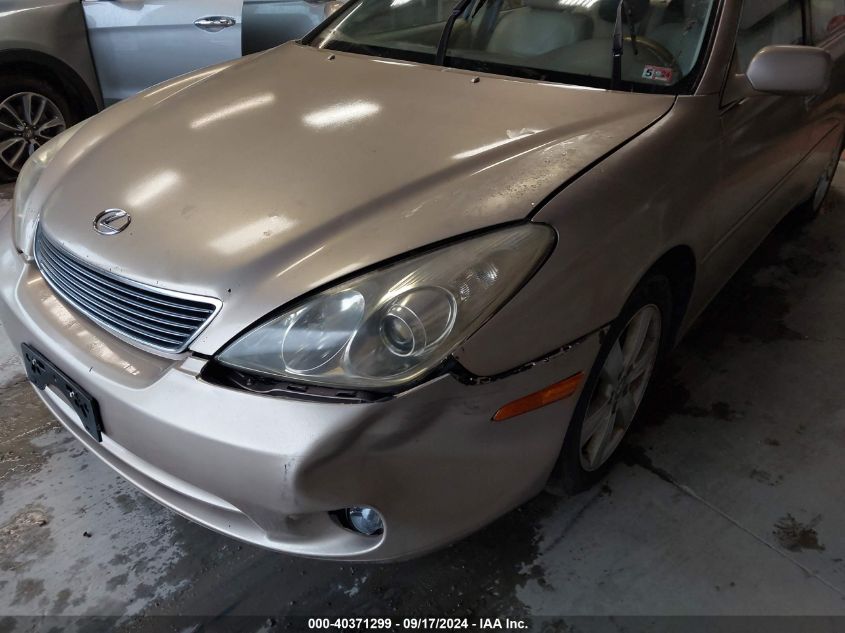 2005 Lexus Es 330 VIN: JTHBA30G955070500 Lot: 40371299