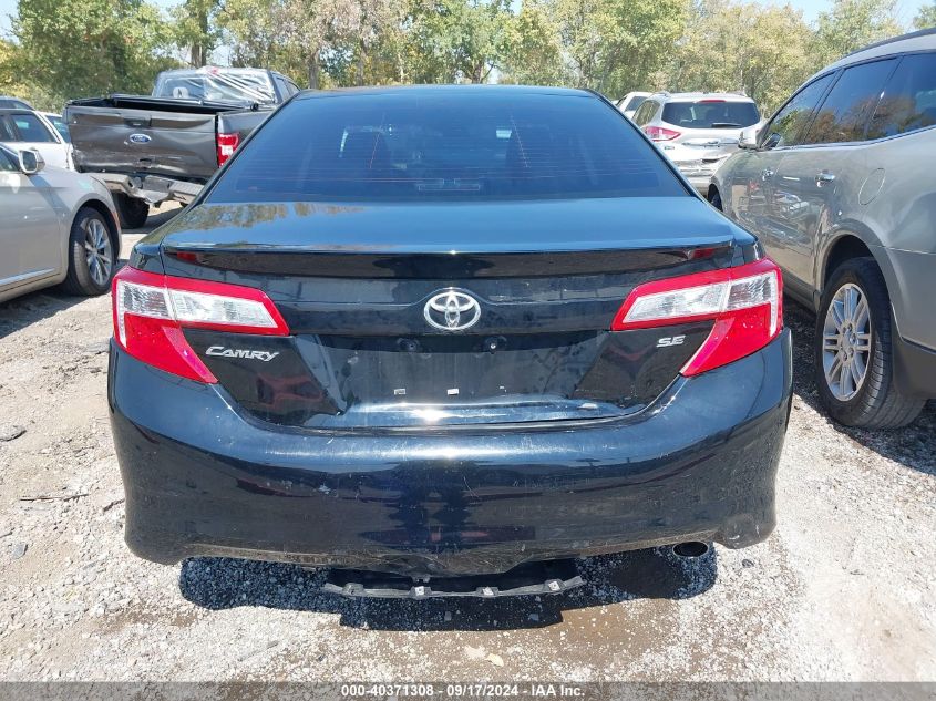 2014 Toyota Camry Se VIN: 4T1BF1FK4EU740829 Lot: 40371308