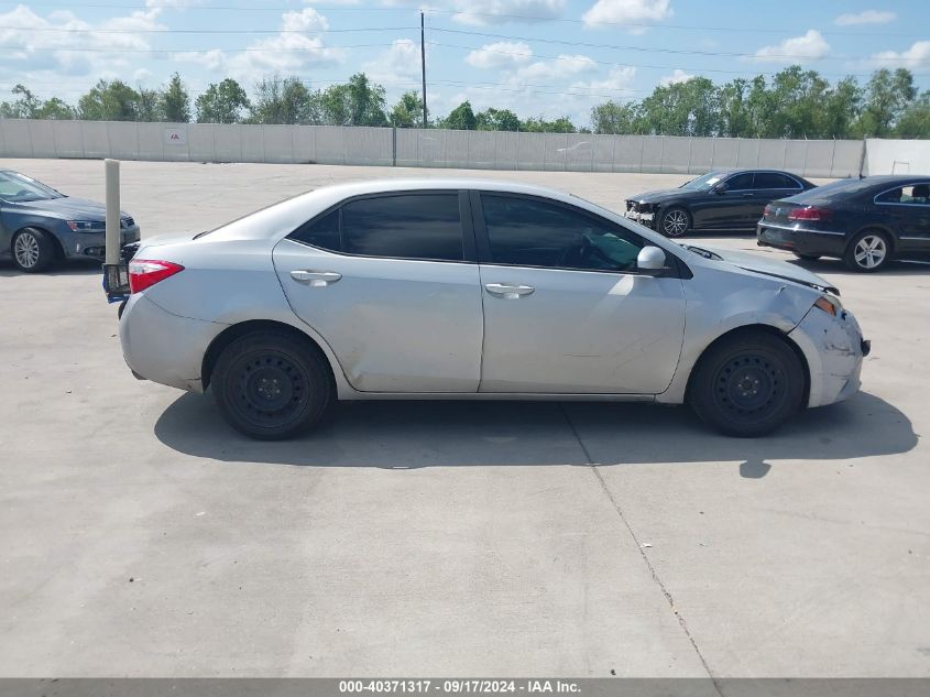 2015 Toyota Corolla Le VIN: 5YFBURHE5FP351602 Lot: 40371317