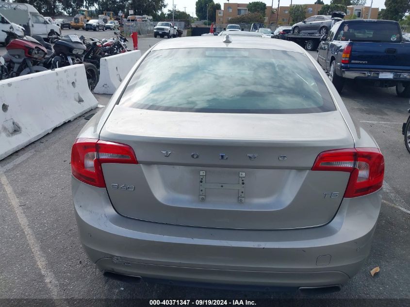 YV126MFK1F1362049 2015 Volvo S60 T5 Premier