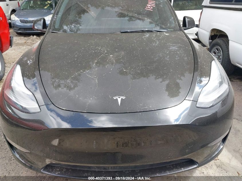 2021 Tesla Model Y Long Range Dual Motor All-Wheel Drive VIN: 5YJYGDEE4MF189141 Lot: 40371393