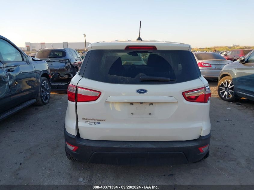 2021 Ford Ecosport S VIN: MAJ3S2FE2MC454251 Lot: 40371394