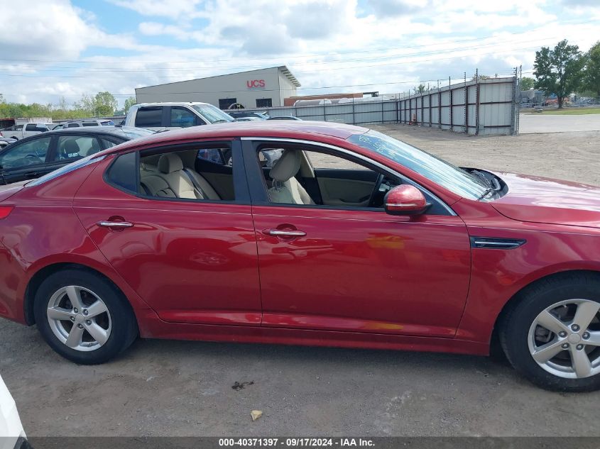 2015 Kia Optima Lx VIN: 5XXGM4A70FG502181 Lot: 40371397