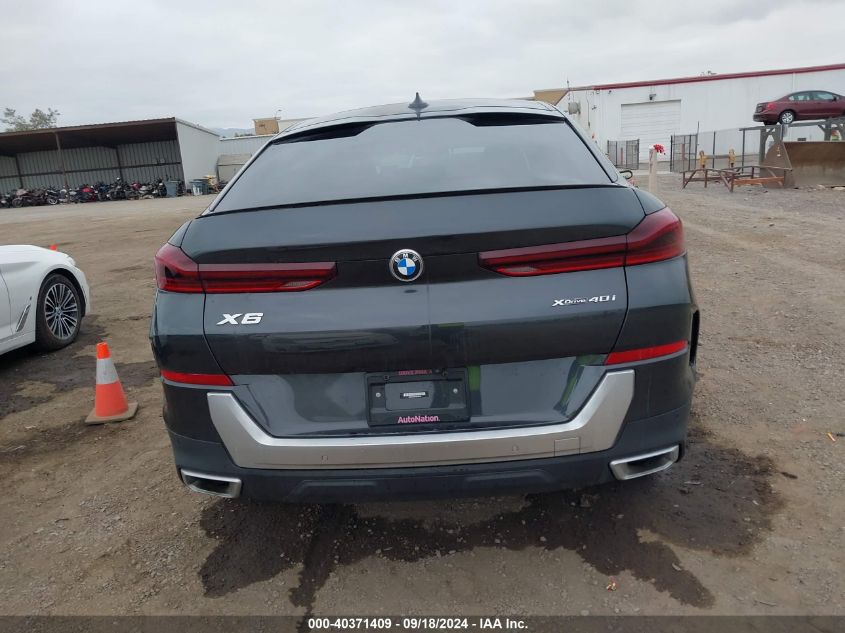 2023 BMW X6 xDrive40I VIN: 5UXCY6C02P9R04490 Lot: 40371409