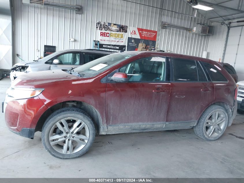 2014 Ford Edge Sel VIN: 2FMDK4JC9EBA06537 Lot: 40371413