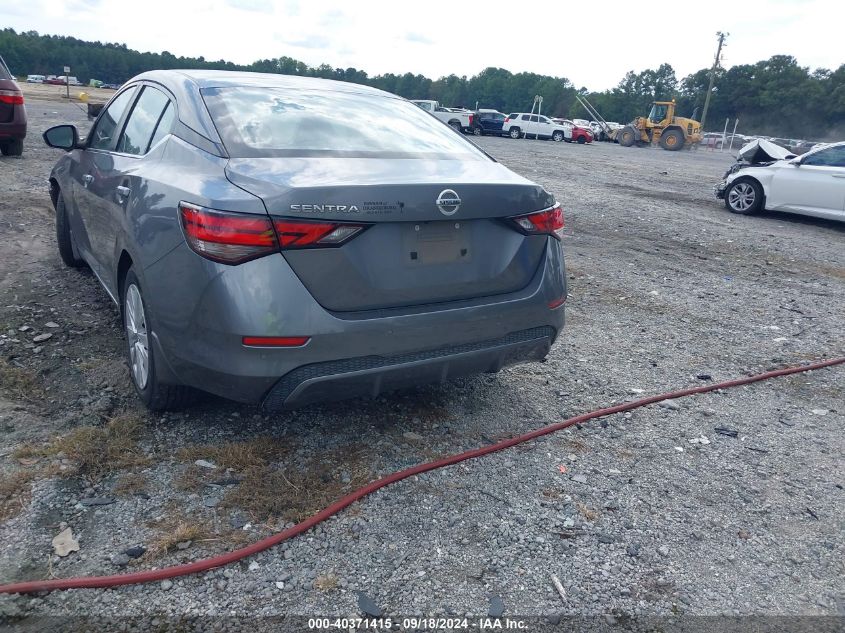 2020 Nissan Sentra S Xtronic Cvt VIN: 3N1AB8BV8LY225141 Lot: 40371415