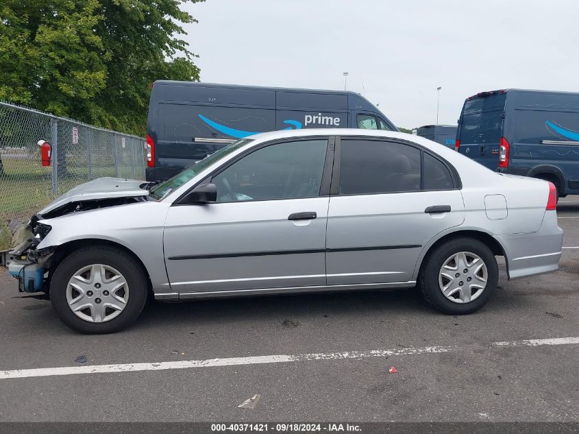 2005 Honda Civic Dx Vp VIN: 2HGES16305H519755 Lot: 40371421