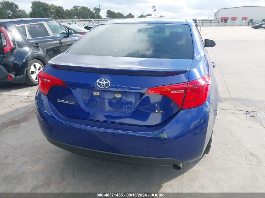 2017 Toyota Corolla Se VIN: 5YFBURHE2HP587563 Lot: 40371455