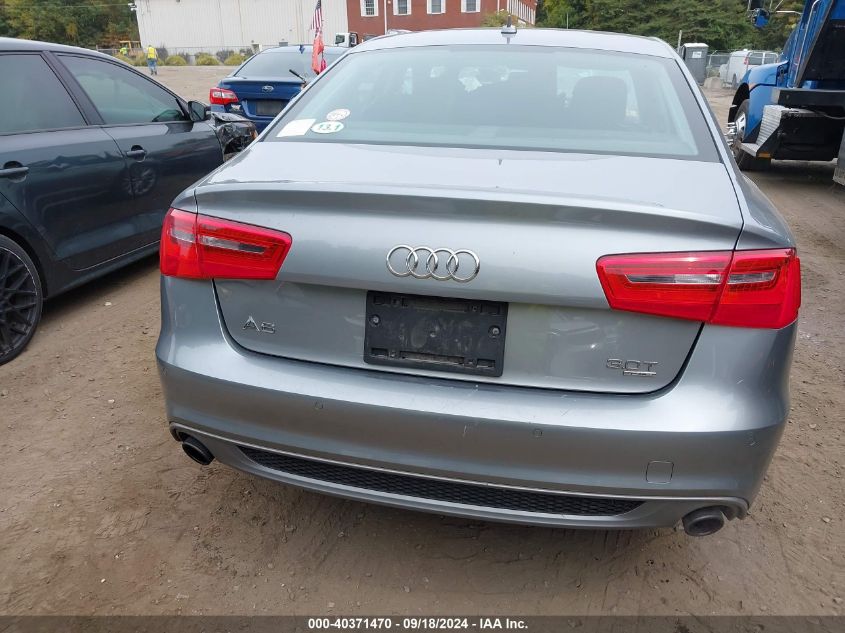 2014 Audi A6 3.0T Premium Plus VIN: WAUHGAFC0EN078551 Lot: 40371470