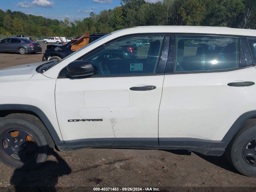 VIN 3C4NJCAB0JT263436 2018 JEEP COMPASS no.14