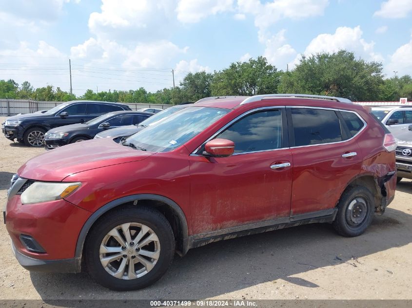 2015 Nissan Rogue Sv VIN: KNMAT2MT0FP532862 Lot: 40371499