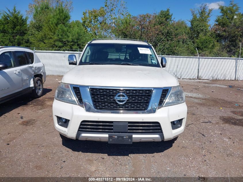 2017 Nissan Armada Platinum VIN: JN8AY2ND8H9010842 Lot: 40371512