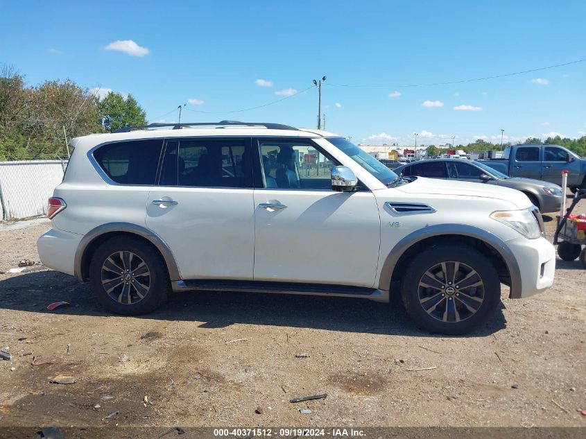 2017 Nissan Armada Platinum VIN: JN8AY2ND8H9010842 Lot: 40371512