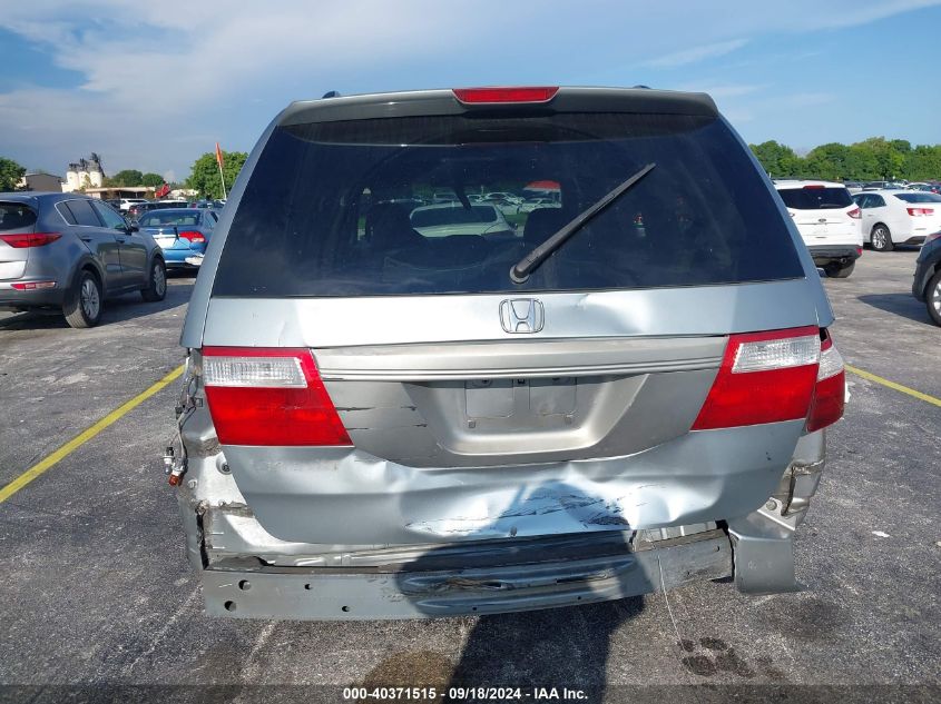 2006 Honda Odyssey Exl VIN: 5FNRL38766B086068 Lot: 40371515