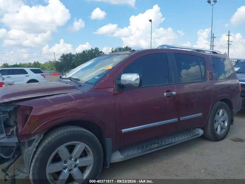 2011 Nissan Armada Platinum VIN: 5N1BA0NF3BN618840 Lot: 40371517